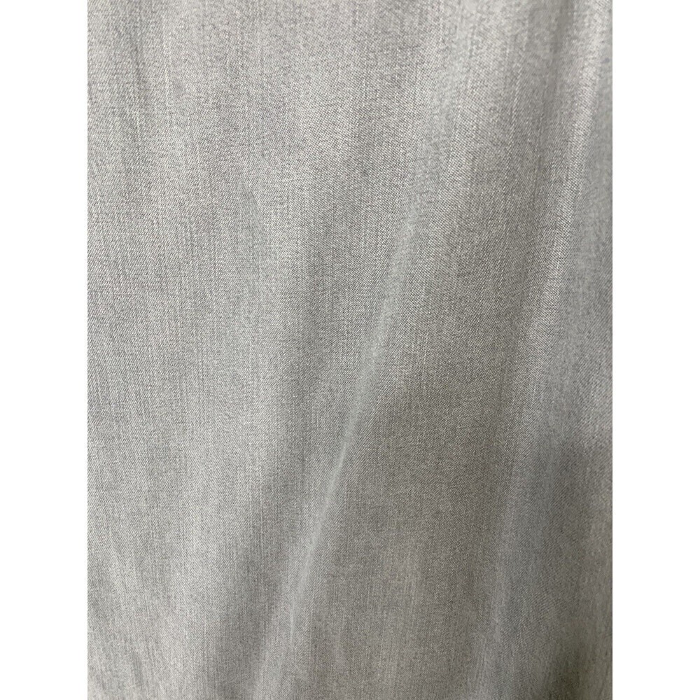 Beach Lunch Lounge Dress Womens Grey Chambray Sleeveless V-Neck Pullover Sz XL - Picture 5 of 5